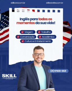 Seja qual for o seu objetivo, aprender um novo idioma pode ser o primeiro passo. Que tal começar hoje?🇧🇷🇯🇵🇮🇹🇩🇪🇨🇳🇺🇸🇪🇸🇫🇷
