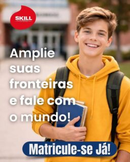 Na Skill Idiomas, você aprende de forma prática, dinâmica e eficiente!
São 8 idiomas, com metodologia moderna e professores qualificados para todas as idades e objetivos!

📍 Endereço: Rua Nóbrega, 194 – Icaraí
🗣 Idiomas: 8 opções para você escolher na modalidade presencial ou on-line 
💻 Sites:
👉 skillicarai.com.br
👉 skilledonline.com.br

🚀 Matrículas abertas!
Invista no seu futuro!