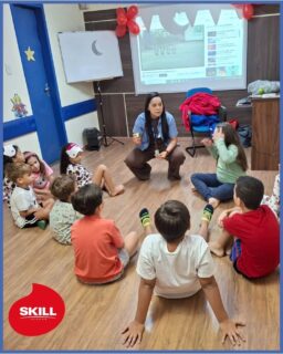 Nossa Pajama Party foi super cool! Teve de tudo - “pop the balloon”, “cucumber mask”, entre outros games! E claro, um delicioso lanche no final! O que você está esperando? Venha estudar com a gente! Na Skill, aprender inglês é muito mais legal! 😊😊😊😊