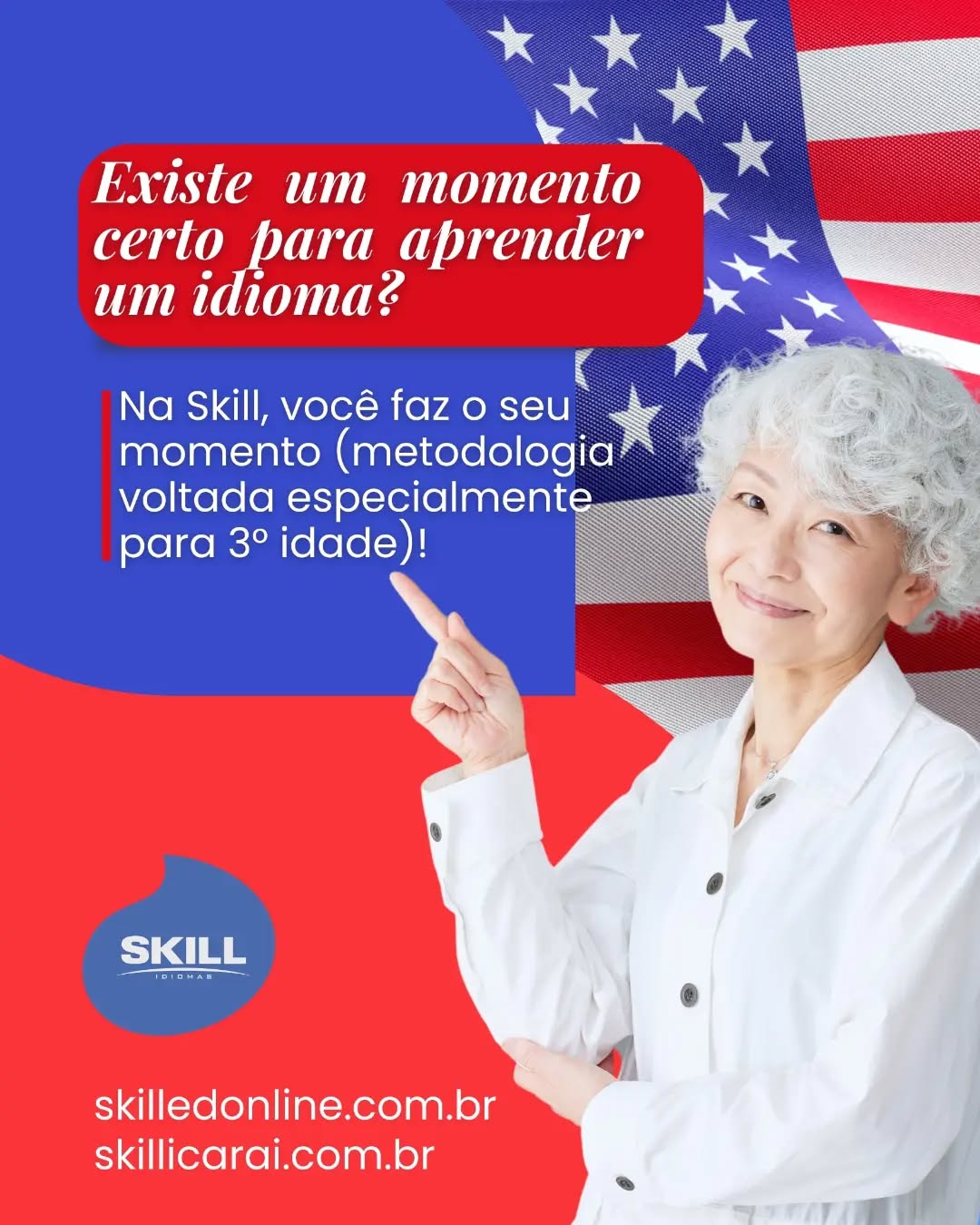 Nunca é tarde para aprender um novo idioma! Venha estudar com a gente! Matrículas abertas! 📚👩🏻‍🏫👩🏻‍🏫